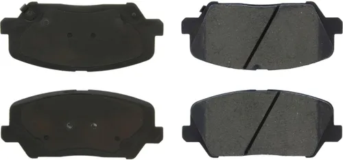 Vista 4 de Juego de pastillas de freno de disco delantero compatibles con Kia Forte Koup SX 2017 PC-381689