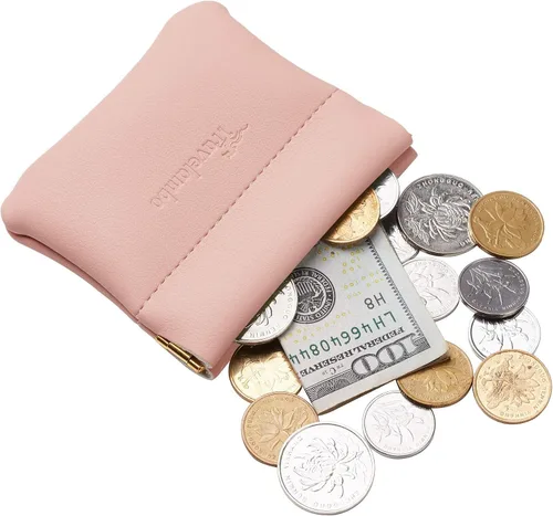 Vista 3 de Travelambo Monedero de piel a presión para hombre y mujer