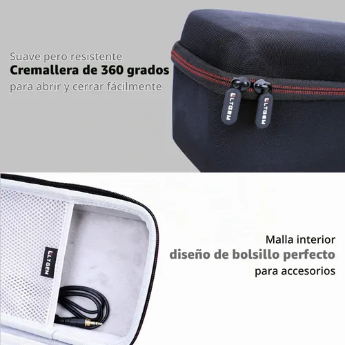 Vista 3 de LTGEM - Funda compatible con micrófono USB Logitech Blue Yeti (solo funda)