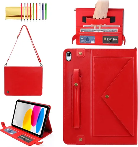 Vista 121 de Funda tipo bolso para iPad mini de 5ª/4ª/3ª/2ª/1ª generación de 7.9 pulgadas, Techcircle funda ligera tipo folio con soporte bandolera con billetera
