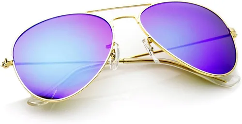 Vista 4 de Original Classic Metal Standard Aviator Sunglasses - Nickel Plated Frame
