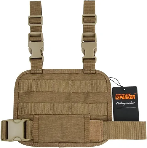 Vista 8 de EXCELLENT ELITE SPANKER Plataforma Táctica de Pierna Desplegable MOLLE Panel Ajustable de Pierna Desplegable para Funda de Pistola