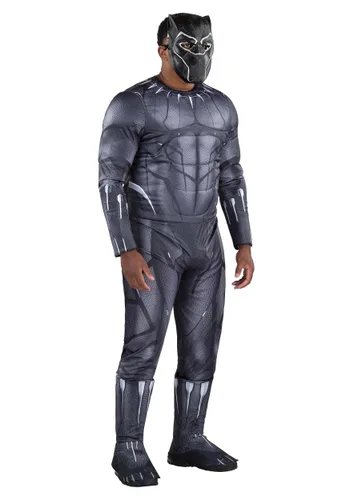 Vista 4 de Disfraz de Black Panther para Hombre Multicolor