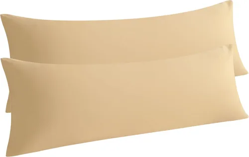 Vista 25 de NTBAY Juego de 2 fundas de almohada estándar, paquete de 2 fundas de almohada de microfibra cepillada de 20x26, suaves, resistentes a las arrugas, a
