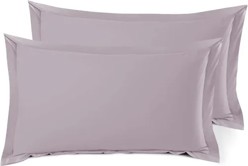 Vista 133 de Nestl Juego de 2 fundas tipo sham de almohada suaves - Fundas de almohada de microfibra de doble cepillado - Fundas de almohada de cama premium