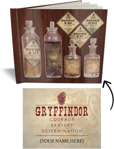 Vista 10 de Harry Potter - Marauder's Map Sketchbook - Contains Personalized Gryffindor Certificate and 5 Blank Parchment Papers - Officially Licensed
