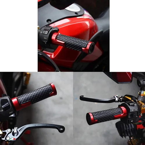 Vista 8 de Tapón de manillar para Yamaha XJ6N XJ6 XJ6DIVERSION 2009-2015 motocicleta antideslizante extremo manillar empuñaduras de goma extremos de agarre