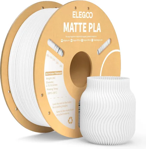 Vista 41 de ELEGOO Paquete de filamento de impresora 3D PLA mate 22 lbs 0.07 in