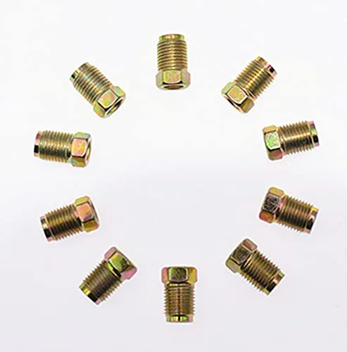 Vista 2 de Accesorios para línea de freno invertida, medidas métricas, para tubo de 3/16 pulgadas. 10 x 1 mm (Pack de 10)