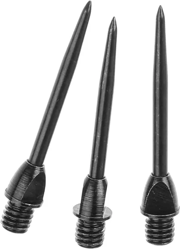 Vista 7 de CyeeLife Puntas de dardos de acero, 12 piezas con 20 anillos de goma, puntos de adaptador de puntos de convertidor