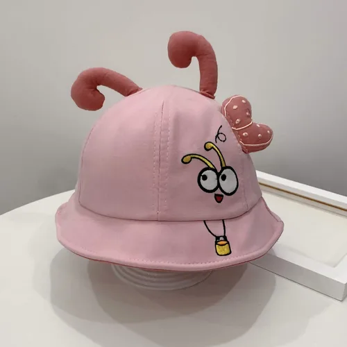 Vista 2 de Sombrero con patrón de cubo para niñas pequeñas, gorra de sol para bebés, gorras de béisbol, gorra de béisbol