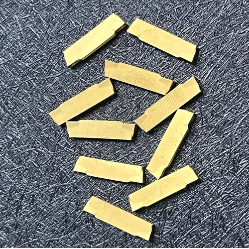 Vista 5 de 10 piezas de insertos de carburo MGMN200, cuchilla de torneado interna indexable apta para MGEHR/MGIVR ranurado portaherramientas de corte