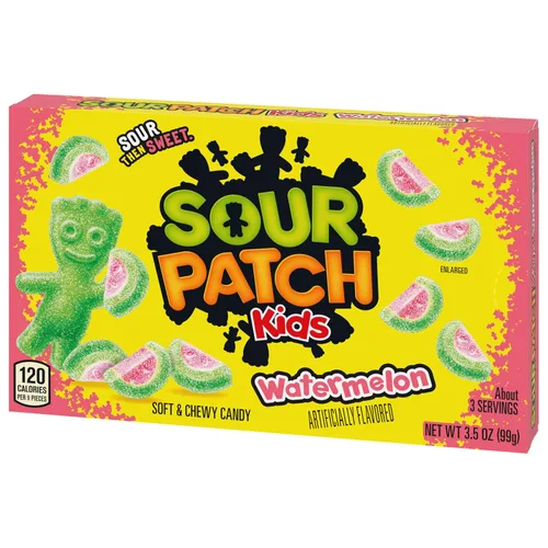 Vista 13 de SOUR PATCH KIDS - Caramelos de goma suaves y masticables de sandía, caramelos a granel, 12 cajas