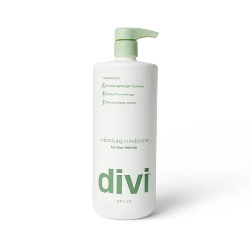 Vista 9 de divi Acondicionador voluminizador para mujeres y hombres - Acondicionador de volumen ligero para cabello fino - Diseñado para fortalecer y proteger