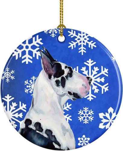 Vista 325 de Caroline's Treasures Cavalier Spaniel - Adorno de cerámica para colgar en el árbol de Navidad, para el hogar, Navidad, fiestas, regalo, 3 pulgadas