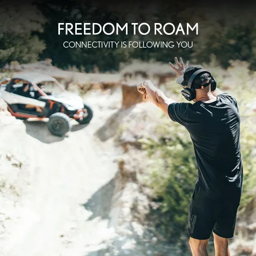 Vista 4 de Cardo Packtalk Edgephone para ORV - Paquete doble