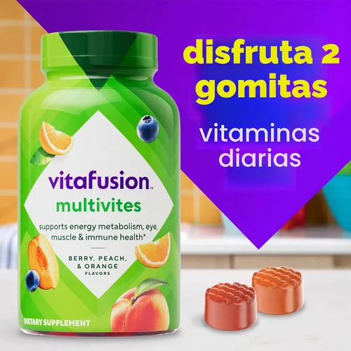 Vista 8 de Vitafusion Gomitas de vitaminas para adultos, 120