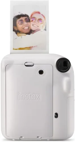 Vista 4 de Fujifilm instax Mini 12 - Cámara instantánea con paquete de 40 películas de disparo, color blanco arcilla