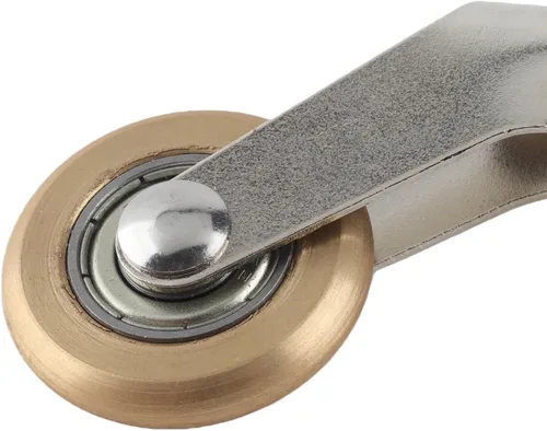 Vista 5 de Material de membrana de rodillo de mano de soldadura Costura de esquina Rueda de prensa de latón Penny Roller Herramientas para techos