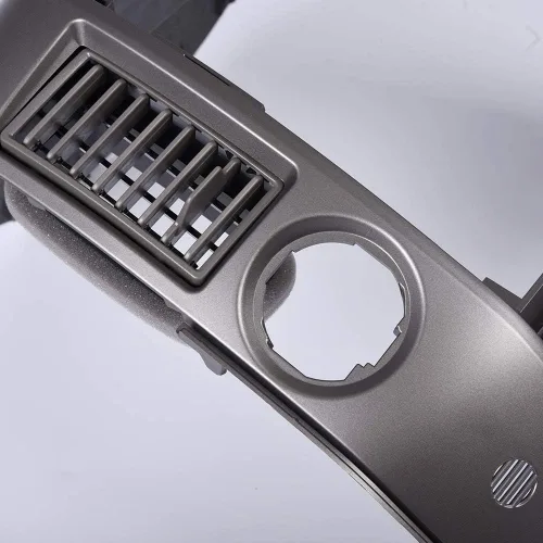 Vista 3 de GRAND ORANGE Bisel de Radio AC del Tablero Central Compatible con Nissan Titan (LE, SE) 2004-2006 / Nissan Armada (LE, SE) 2005-2006 Gris con Bisel