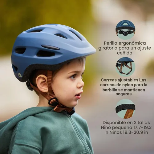Vista 3 de Casco de bicicleta para niños pequeños Retrospec Scout - Casco de bicicleta para niños con protección multideporte, seguridad premium y ventilación
