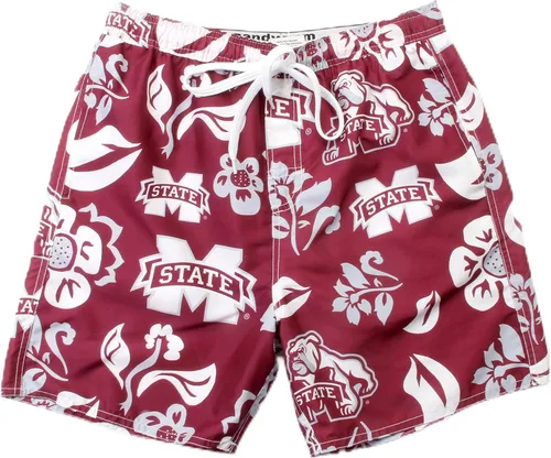 Vista 81 de Wes and Willy NCAA Traje de baño floral para hombre