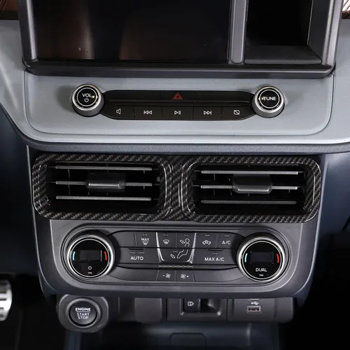 Vista 4 de TOYCIDFG Cubierta de marco de ventilación para consola central de automóvil compatible con Ford Maverick 2022-2024, accesorios de decoración