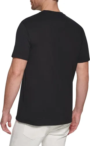 Vista 3 de Karl Lagerfeld Paris Men's Soft Cotton Everyday Sportswear T-Shirt