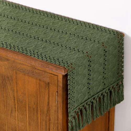 Vista 12 de Camino de mesa bohemio de verano rústico para comedor, bufanda para decoración del hogar Tassel Kitchen Centerpiece Small Macrame Woven Cotton