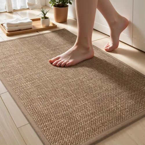 Vista 10 de Alfombra de Baño Fina Antideslizante con Respaldo de Goma de Secado Rápido Súper Absorbente Alfombras de Baño que Caben Debajo de la Puerta