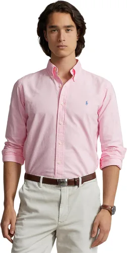 Vista 24 de POLO RALPH LAUREN Men's Classic Fit Plaid Oxford Shirt Blanco básico