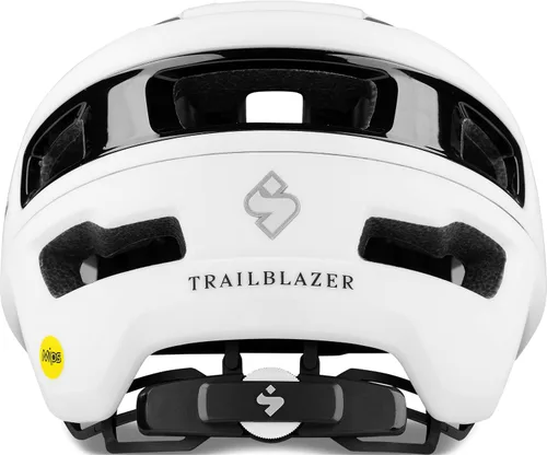 Vista 4 de Sweet Protection Trailblazer MIPS - Casco de ciclismo avanzado con visera ajustable, tecnología de carcasa variable y ventilación superior Blanco