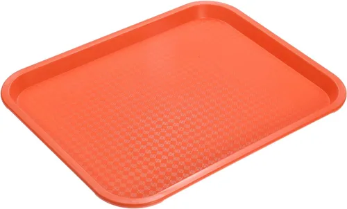 Vista 13 de uxcell Bandejas de plástico de comida rápida a granel de 12 x 16 pulgadas rectangulares para servir, bandejas de cafetería, platos para servir