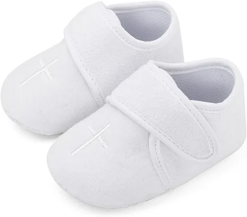 Vista 6 de Zapatos de bautizo con suela premium para bebés y niños pequeños
