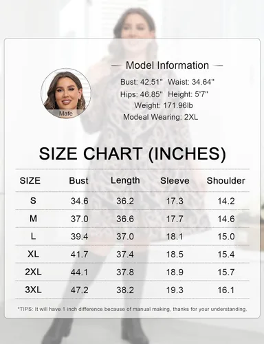 Vista 5 de Tanst Sky Vestido casual tipo túnica floral con cuello redondo y bolsillos para mujer