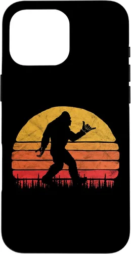 Vista 19 de Funny Shaka Aloha Bigfoot Surfer Believe Dude! Graphic Case for iPhone 17