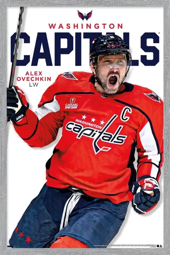 Vista 12 de Trends International NHL Washington Capitals - Póster de pared de la serie 23 de Alexander Ovechkin, 22.4 pulgadas de largo x 14.7 W, versión