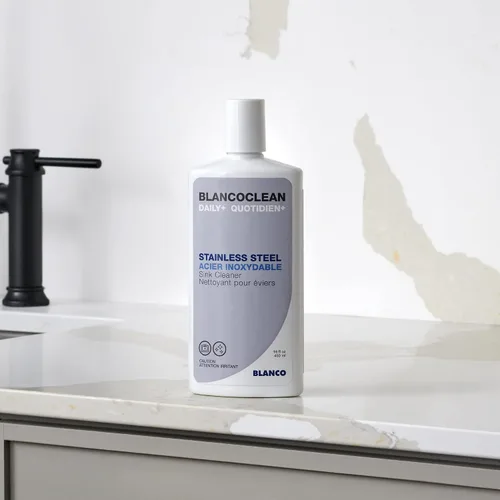 Vista 2 de Blanco Clean Daily+ - Limpiador de fregadero de acero inoxidable, 15 onzas