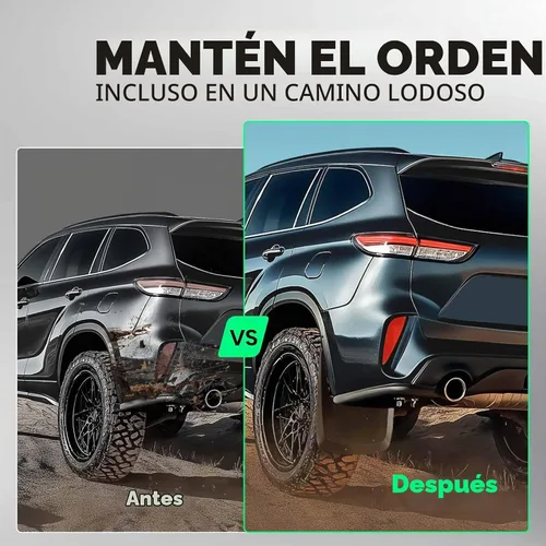 Vista 4 de YHTAUTO Guardabarros antisalpicaduras para Toyota 4Runner 2005-2009