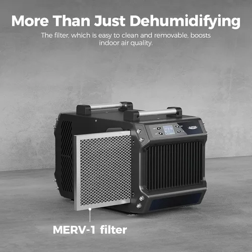 Vista 6 de ALORAIR 180 PPD Dehumidifier with Pump for Crawl Space and Basement Descongelación automática, inicio de memoria, hasta 2,300 pies cuadrados. Ft.