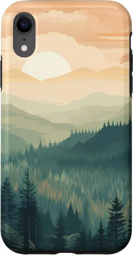 Vista 24 de iPhone 16 Landscape Nature Mountains Trees Case