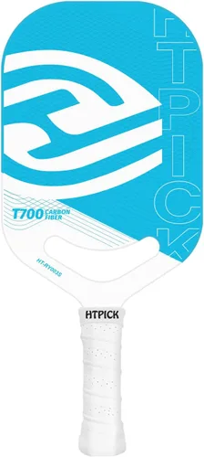 Vista 8 de Palas de Pickleball Pala de Pickleball de Fibra de Carbono T700 con Garganta Aero Moldeado por Prensado en Caliente Núcleo de Polímero de 16mm
