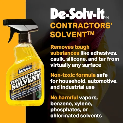 Vista 2 de Orange-Sol De-Solv-it® Pro Contractors Solvent™, aerosol removedor de adhesivo versátil, 12 onzas, paquete de 1
