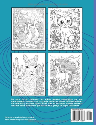 Vista 2 de Los Animales de la Granja (Volumen 3) Una aventura de colores (Spanish Edition)