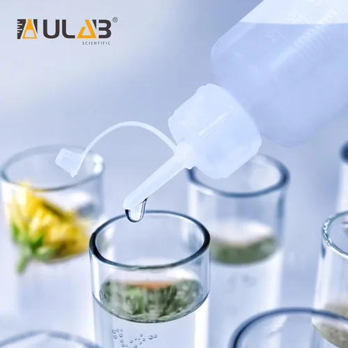 Vista 6 de ULAB 12pcs Vol.1.0 fl oz (1oz) botellas dispensadoras de gota, material de LDPE, PP y tapas de rosca, botellas de goteo de laboratorio y arte