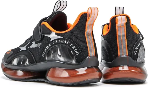 Vista 5 de JMFCHI FASHION - Zapatos de baloncesto para niños, tenis de alta calidad para deportes al aire libre, Zapatos antideslizantes para niños pequeños