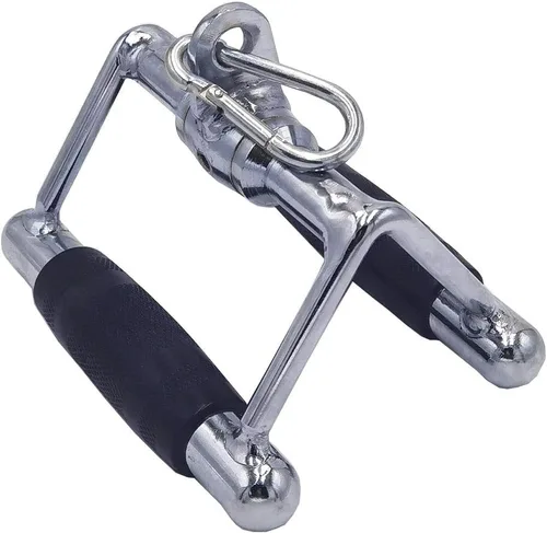 Vista 3 de LAT Pull Down Bar Strength Training Cable Machine Accessories Gire el agarre de goma