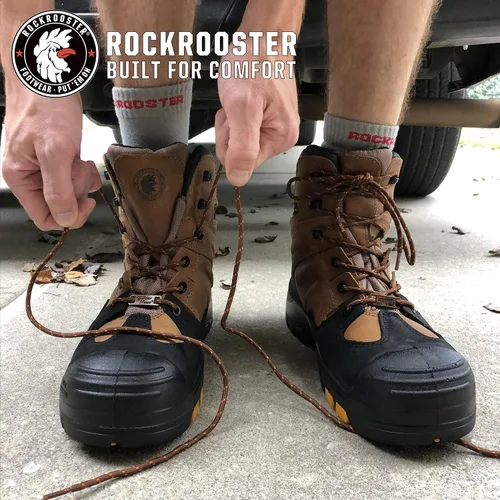 Vista 13 de ROCKROOSTER COOLMAX - Calcetines deportivos con control de humedad, duraderos y transpirables (paquete de 9)