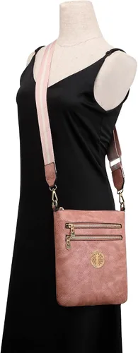 Vista 30 de Montana West Bolsos cruzados para mujer con múltiples bolsillos y correa ajustable