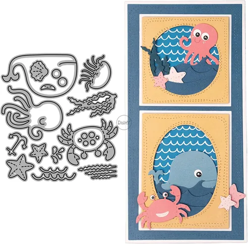 Vista 17 de DzIxY Juego de troqueles de corte de metal para tarjetas con diseño de pájaros, troquelados, plantillas de máquina para álbumes de recortes